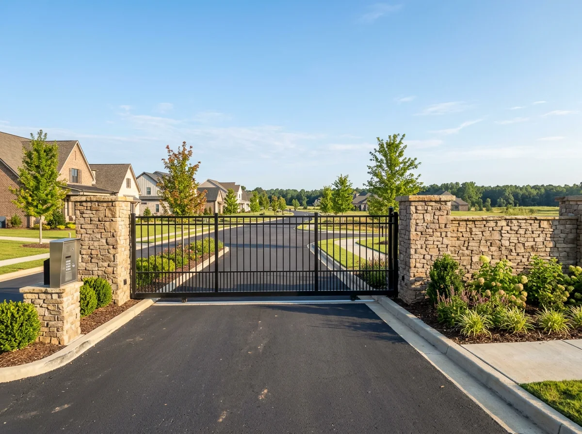 Driveway gate in Huntsville