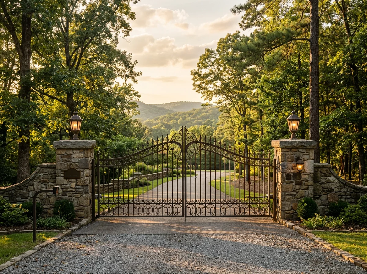 Driveway gate in Little Rock