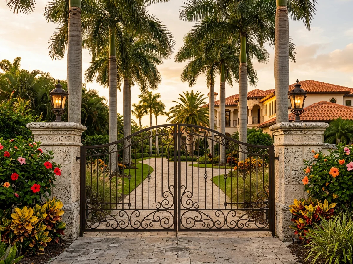 Driveway gate in Tampa